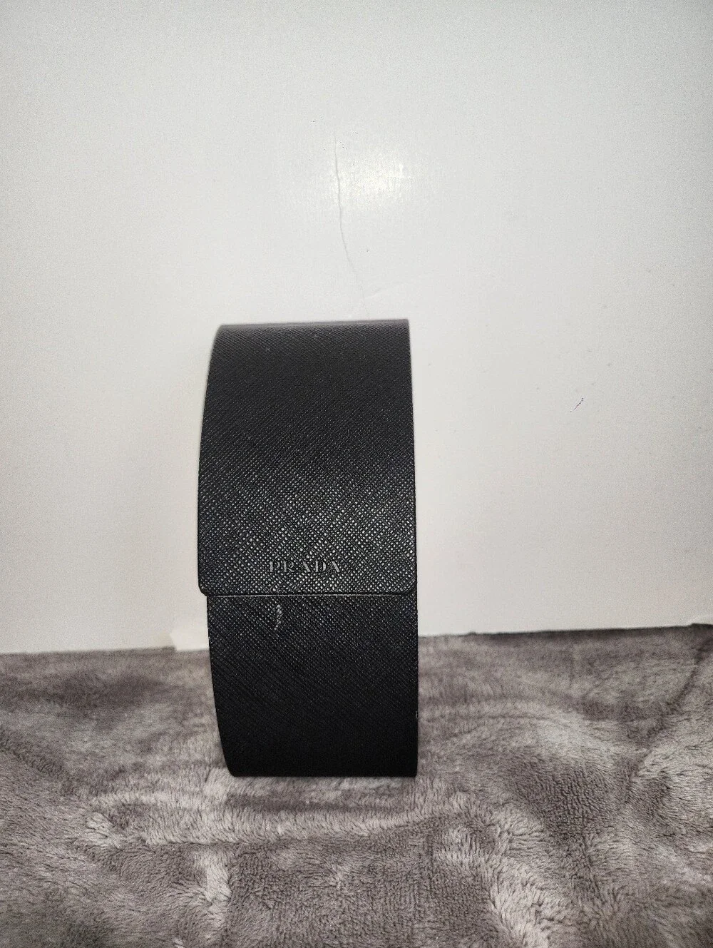 Prada Black Saffiano Leather Toiletry/Cosmetic Case
